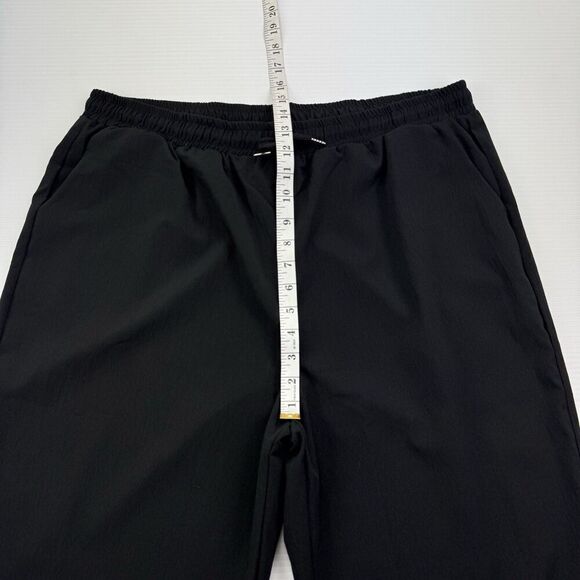 Black Loose Drawstring Pants Wide Leg Pockets Lightweight Size 2XL - Picture 6 of 9